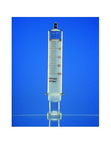 Ganzglasspritze 5 ml: 0,5 Luer-Lock Konus braun graduiert