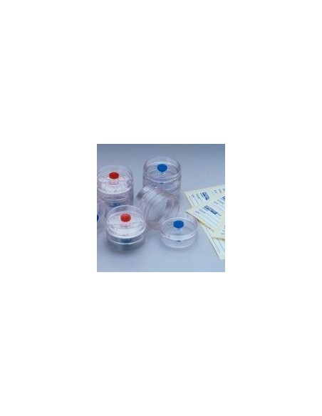 2-piece Microbial and Contaminations Monitor 0,45 µm black Grid