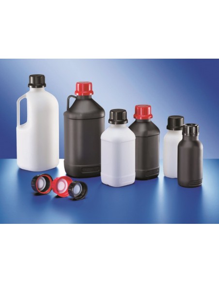 UN narrow neck bottle PE-HD 500 ml natural without screw cap GL