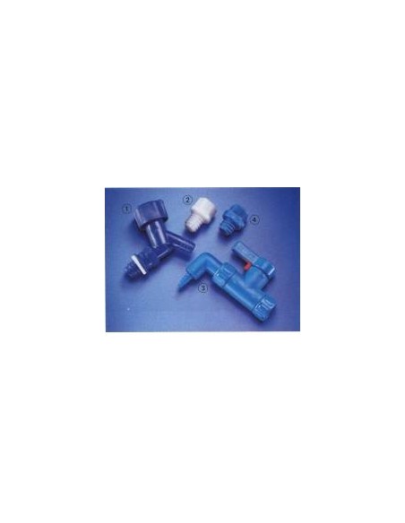 Zapfhahn blau HD-PE für 5-60 L Vorratsflaschen Bild 1