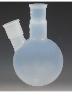 Zweihals-Schliff-Rundkolben 100 ml PFA
