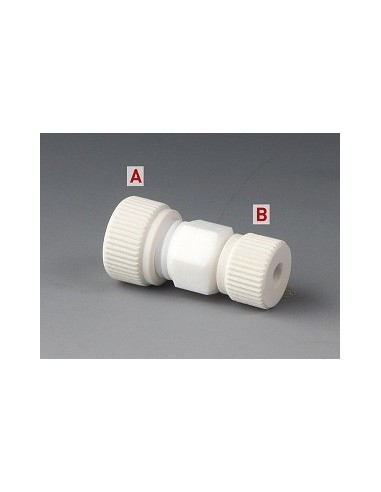 Reducing Union PTFE Ø1 12 mm Ø2 6 mm