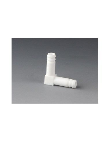Tubing Connector L-shape PTFE Ø 6,8 mm