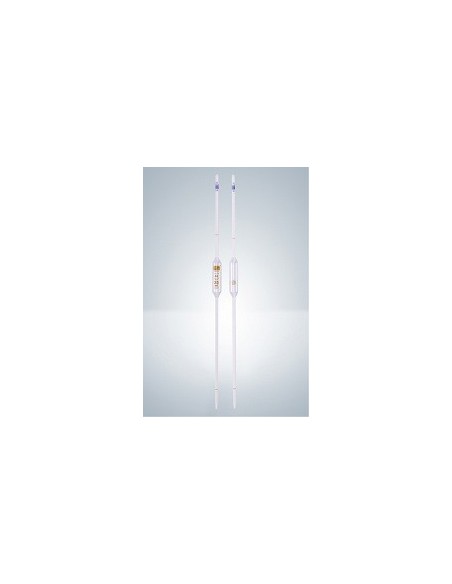 Volumetric pipette 0,05 ml AR-glass class AS CC two marks amber