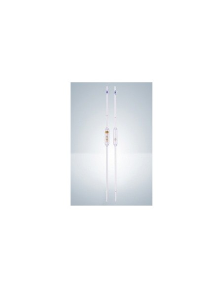 Volumetric pipette 50 ml AR-glass class AS CC two marks amber