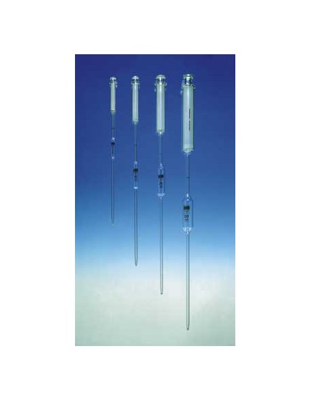 Saugkolben-Vollpipette 1 ml AR-Glas 1 Marke braun graduiert