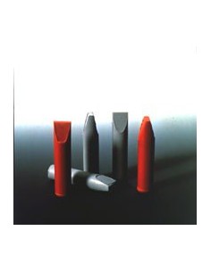 Skrobak w formie pręta otwór na trzpień Ø5 mm kauczuk szary op.