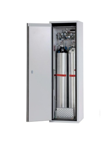 Gas cylinder cabinet G90.205.60-2F for two 50-litre-bottles