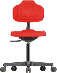 Krzesło na kółkach Econoline WS2220 siedzisko/oparcie z Soft-PU