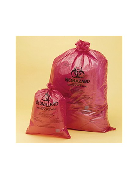 Entsorgungsbeutel Biohazard PP 360x480 mm 0,03 mm