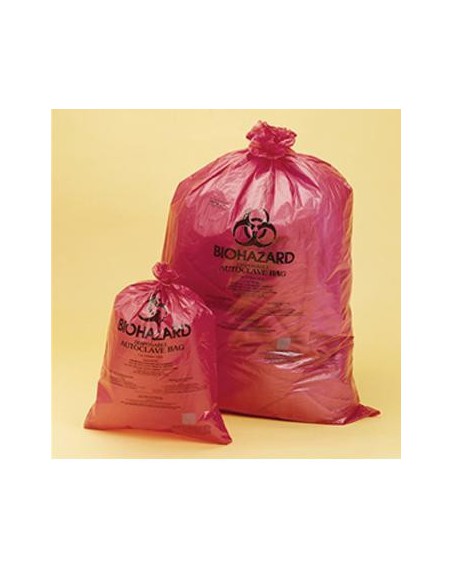 Disposable bag Biohazard PP 790x960 mm 0,03 mm steam