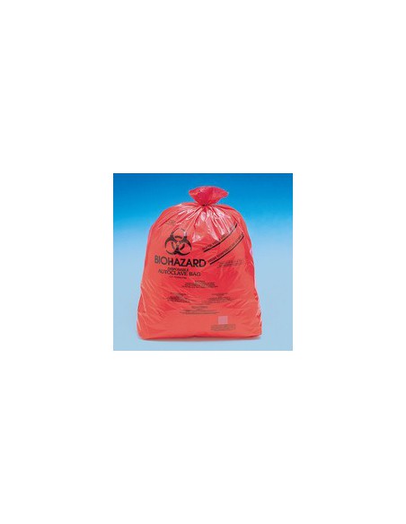 Disposable bag Biohazard 970x1220 mm autoclavable pack 100 pcs.