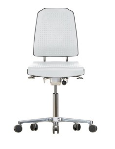 Krzesło na kółkach Klimastar WS9220 siedzisko/oparcie z Soft-PU