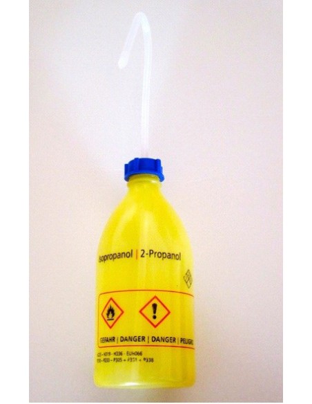 Sicherheitsspritzflasche "Isopropanol" 500 ml PE-LD enghals