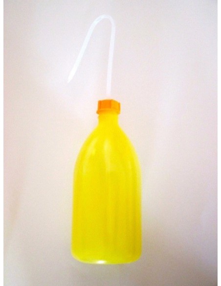 Safety was bottle no imprint 500 ml PE-LD narrow mouth yellow