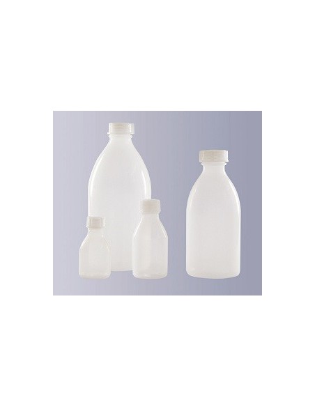 Enghalsflasche PP 50 ml ohne Verschluss GL18 autoklavierbar