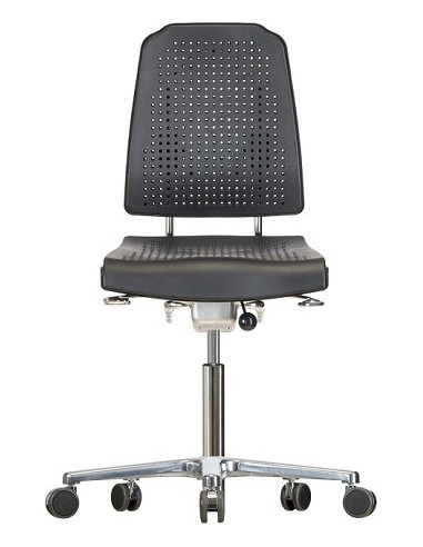 Drehstuhl mit Rollen Klimastar WS 9220 Soft-PUR-Sitz/Lehne Höhe