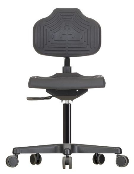 Krzesło na kółkach Econoline WS2220 siedzisko/oparcie z Soft-PU