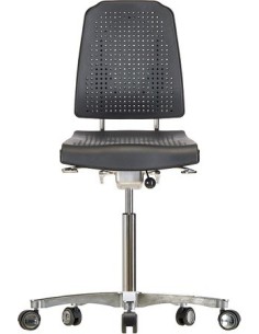Chair with castors WS9211.20 ESD seat/backrest with Soft-PU