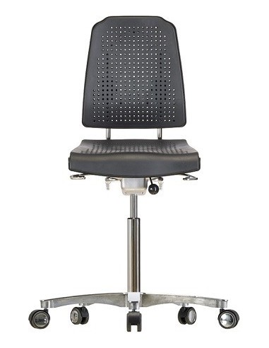 Leitfähiger Hochhstuhl mit Rollen WS 9211.20 ESD Klimastar