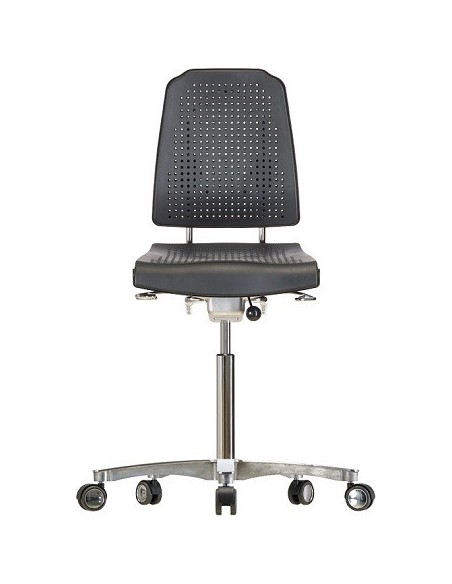 Leitfähiger Hochhstuhl mit Rollen WS 9211.20 ESD Klimastar