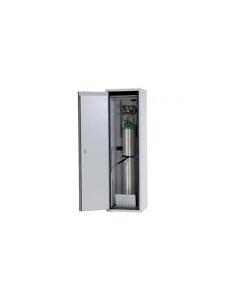 Gas cylinder cabinet G90.205.60.R for one 50-liter-bottles grey