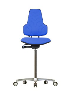 Hight chair with castors Werkstar WS8311.20 3D seat/backrest