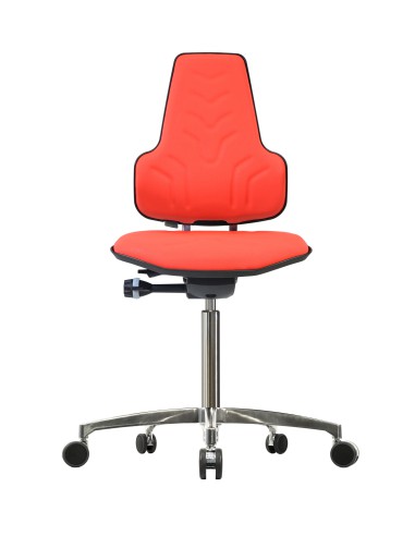 Chair with castors Werkstar WS8320 3D seat/backrest with fabric