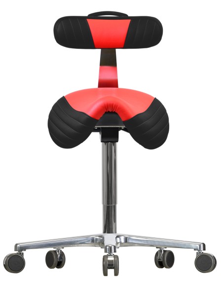 Saddle stool with castors WS3520 KL GMP RL (V) seat with