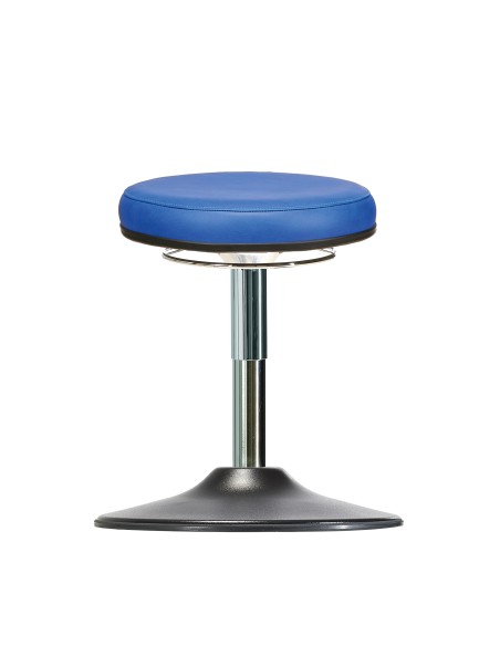 Drehhocker WS3310 T KL Classic kunstledergepolstert Fuß Höhe