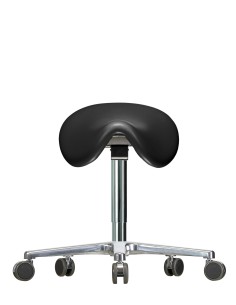 Saddle chair with castors WS3520 KL RL (Stab) seat with