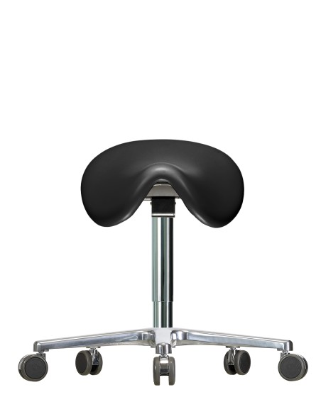 Saddle stool with castors WS3520 KL GMP Classic seat with