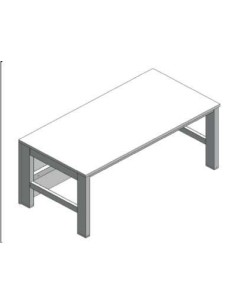 Microscope table fixed height without vibration damping WxDxH