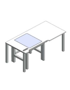 Microscope table table-in-table active vibration max. damping