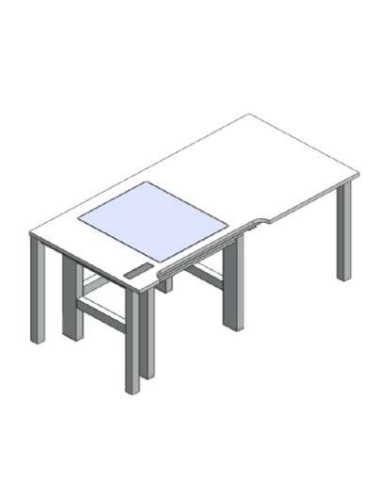 Microscope table table-in-table active vibration max. damping