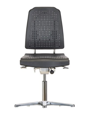 Chair with glides Klimastar WS9210 seat/backrest with Soft-PU