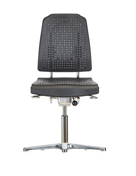 Chair with glides Klimastar WS9210 seat/backrest with Soft-PU