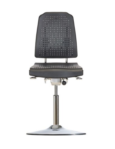 Hochstuhl mit Tellerfuß Klimastar WS 9211 TPU Soft-PUR-Sitz und