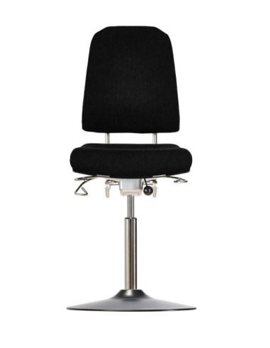 Hochstuhl mit Tellerfuß Klimastar WS 9311 T Sitz und Lehne