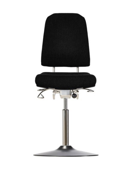 Hochstuhl mit Tellerfuß Klimastar WS 9311 T Sitz und Lehne