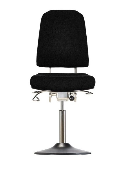 Chair with disc base Klimastar WS9310 TPU seat/backrest with