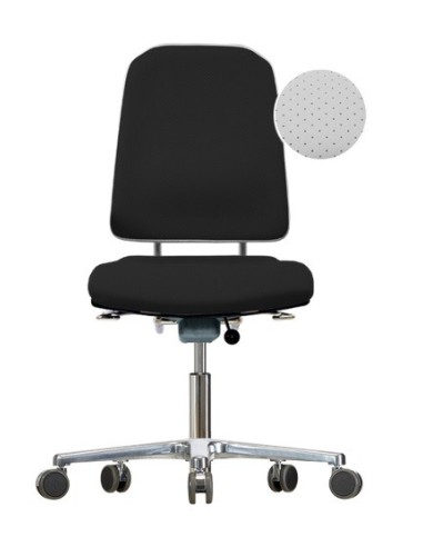 Chair with castors Klimastar WS9320 KL seat/backrest with
