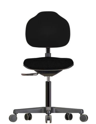 Chair with castors Econoline WS2320 seat/backrest with fabric