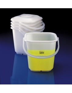 Bucket PE 14 L transparent graduation 500 ml up to 12 L