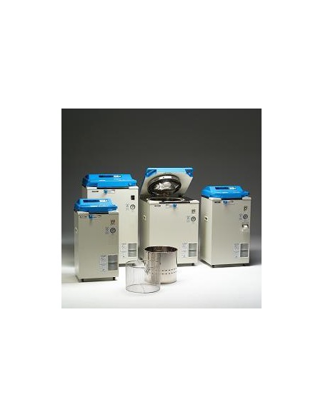 Autoclave steam sterilizer HV 85 volume 85 l max. 128°C BxDxH: