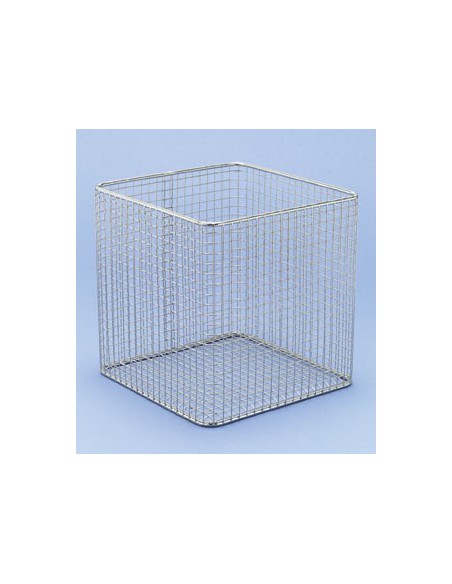 Kosz druciany stal 18/10 E-poler. DxSxW 160x160x160 mm