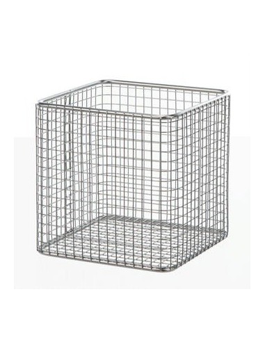 Basket 18/10-steel electrolytically LxWxH 180x180x150 mm