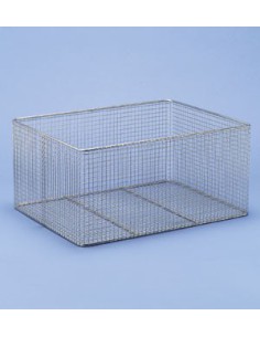 Kosz druciany stal 18/10 E-poler. DxSxW 400x300x200 mm
