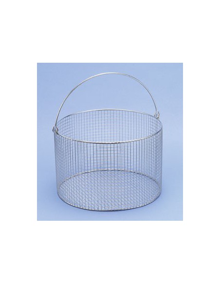 Basket with handle Ø 120x100 mm stainless steel