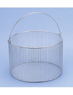 Basket with handle Ø 240x180 mm stainless steel